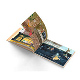 Open kinderboek De Vier Seizoenen Prentenboek met kleurrijke illustraties